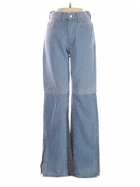 Adika Two-Tone Light Blue Flare Jeans